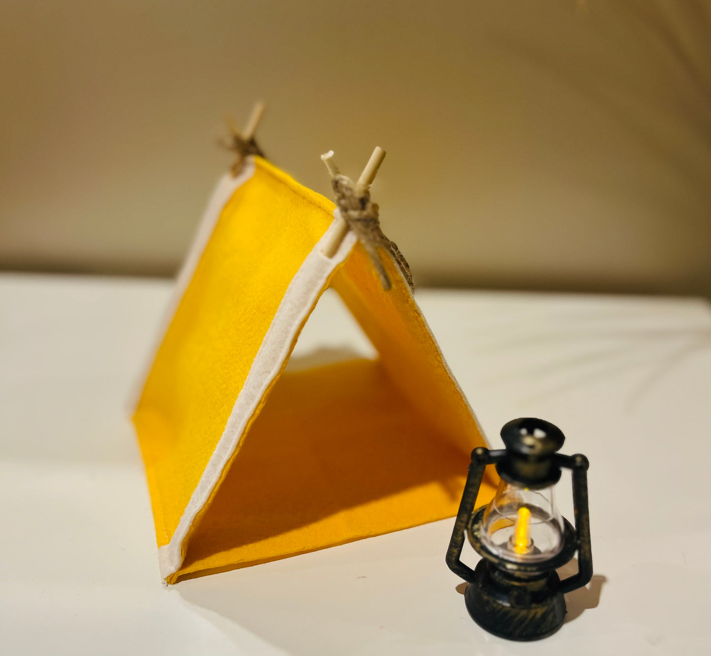 Tent + Lantern ( lights up  )