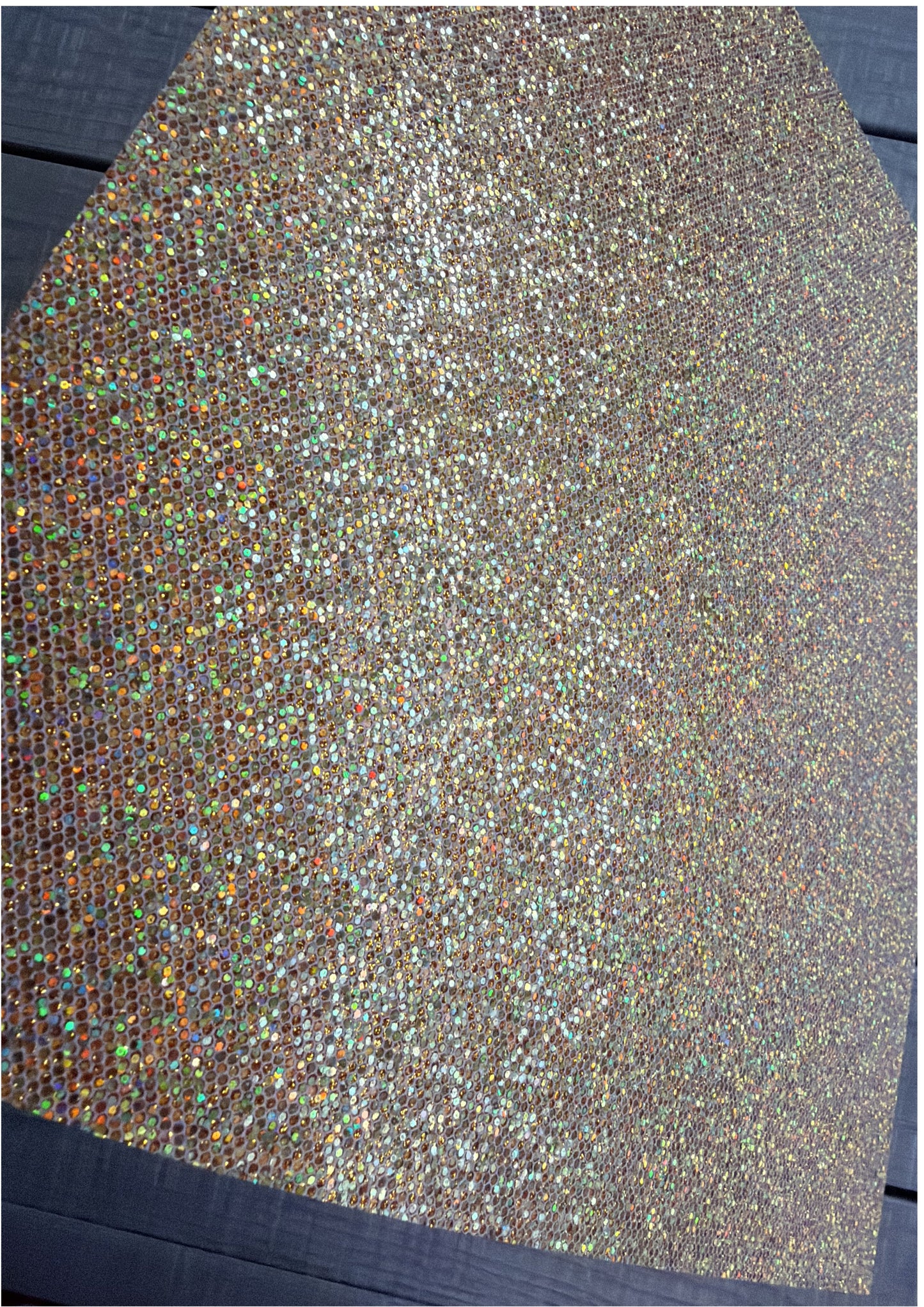Glitter Cardstock Sampler Pack – Rainbow, Gold Mesh, Blue Mesh, Star Silver (12x12”, 300gsm)